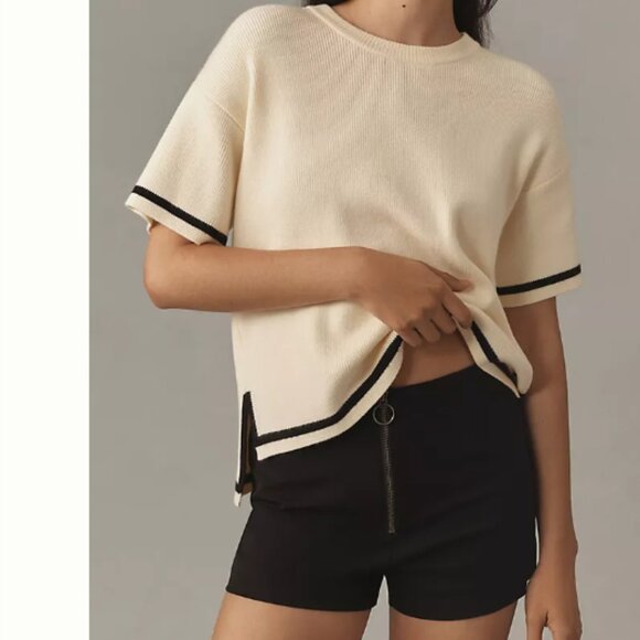 Brand New Maeve Zippered Micro Shorts - Picture 3 of 9